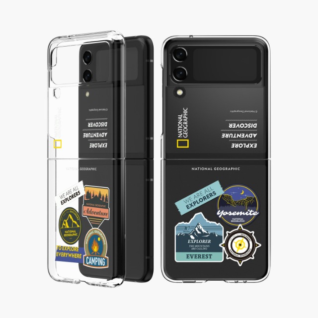 Nat Geo Crystal Slim Fit Case(Galaxy Z Flip3 Series)